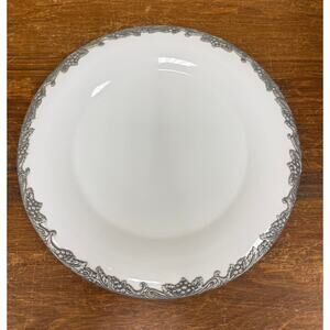 New Authur Court Earthen Grape Metalware 12" Dinner Plate. KT180